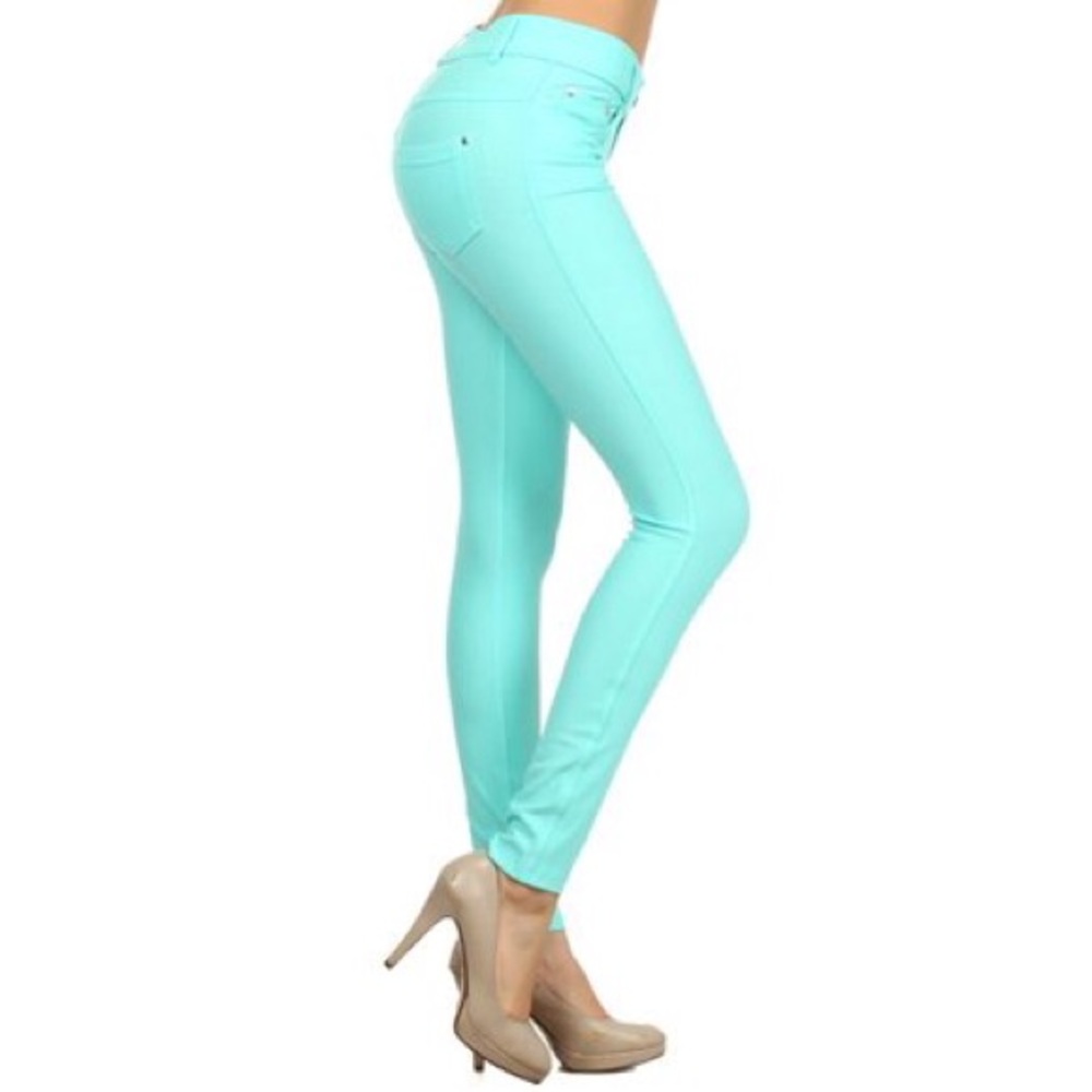 Yelete Turquoise Leggins